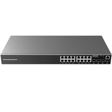 Imagem de Grandstream GWN7802P Enterprise Layer 2+ Switch de rede gerenciado | 16 portas Gigabit Ethernet, 4 portas Gigabit SFP, 16 portas PoE