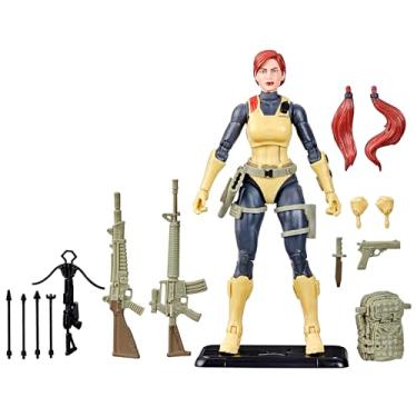 Imagem de G.I. Joe Classified Series Retro Cardback Scarlett, Figura de 15 cm com 17 Acessórios