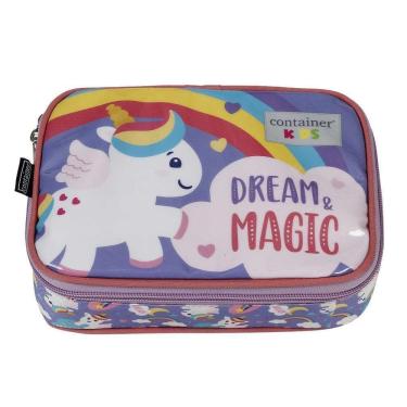 Imagem de Estojo Box Soft Luxo Container Kids Unicornio Dermiwil
