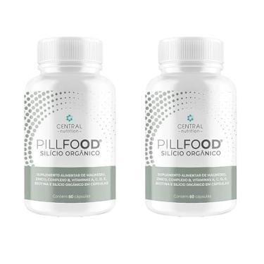 Imagem de Kit 2x PILLFOOD - Silício Orgânico - 60 Cápsulas - Central Nutrition