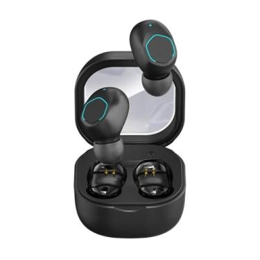 Imagem de Waillynice Fones de ouvido sem fio originais M2 Bluetooth 5.3, fones de ouvido esportivos com caixa de carregamento de microfone, fones de ouvido para smartphones (preto)