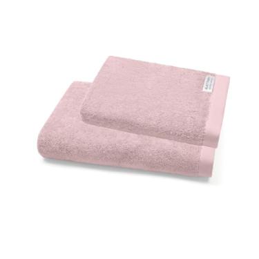 Imagem de ALTIHAUS Jogo de Toalhas Banho e Rosto - 2 Pe�as, Fio Eg�pcio, 100% Algod�o, 630g/m�, Murano - Buettner, Alta Absor��o, Luxo e Conforto em Cada Toque (Dusty Ros�)