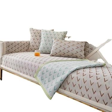 Imagem de Protetor de móveis de sofá de vários tamanhos Capas de protetores de móveis acolchoados para sofá Protetores de móveis de sofá acolchoados não deslizantes para sofá, loveseat, poltrona reclinável, cad