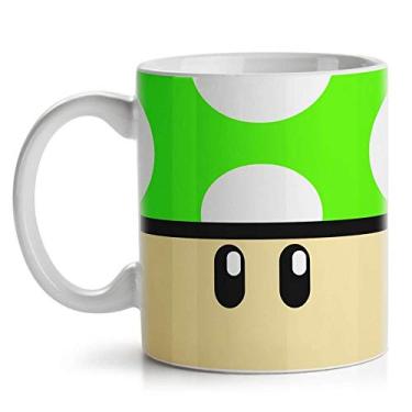 Imagem de Caneca Gamer Cogumelo Verde 1 Up