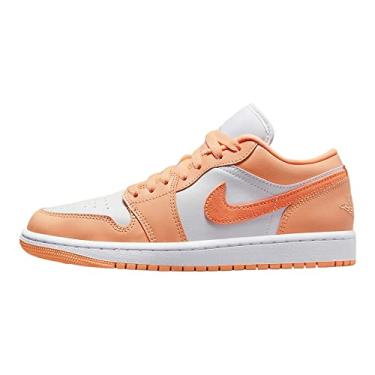 Imagem de Nike T nis de basquete feminino Air Jordan 1 Low UNC, Neblina do p r do sol/c trico, 5