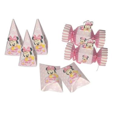 Imagem de Kit Festa Completa Decoração Minnie Rosa - KIBUNITINHO, MINNIE BABY