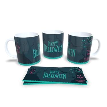 Imagem de Canecas de Porcelana Branca Personalizadas Halloween (Mod.10)