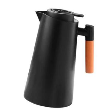 Imagem de Cafeteira Preta Com Led Ideal Para Manter O Café E Chás Sempre Quentes