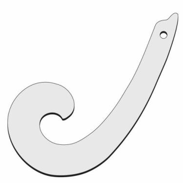 Imagem de Curva Cava Vírgula Alfaiate Costura 1018 1122 Acrílico Fenix