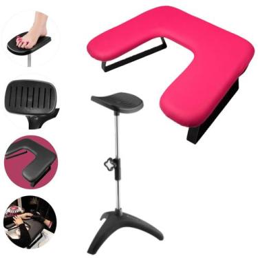 Imagem de Kit conforto manicure pedicure profissional apoio de pés e mãos punho 