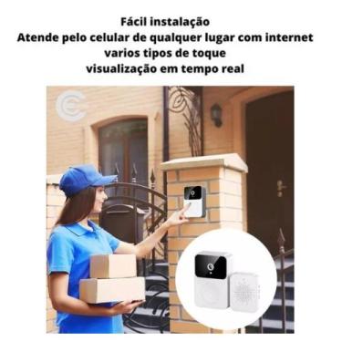 Imagem de X9 Campainha Interfone Inteligente Camera e Audio Em Tempo Real Wi-fi 