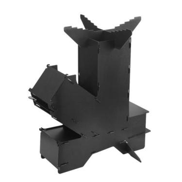 Imagem de Fogareiro Portátil A Lenha Aço Carbono Rocket Stove Capincho 08000493