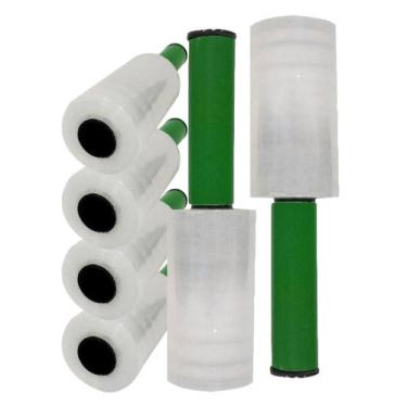 Imagem de Kit 06 Filme Stretch Protetor 100X100X0,17 Mm Cabo Giratório - Digital