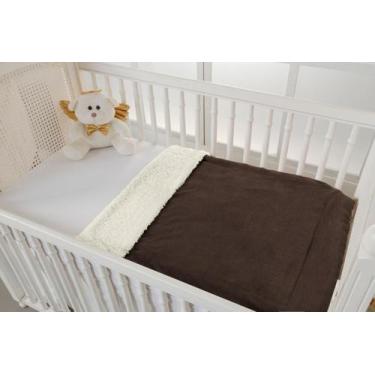 Imagem de Cobertor E Saida De Maternidade Marrom Unisex Berço Bebe - Beatriz Enx