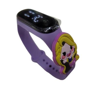 Imagem de Relógio Digital Infantil Touch Resistente à Água - PRINCESA RAPUNZEL -