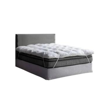 Imagem de Pillow Top Protetor De Colchão Queen Size Branco - Tuca Casa