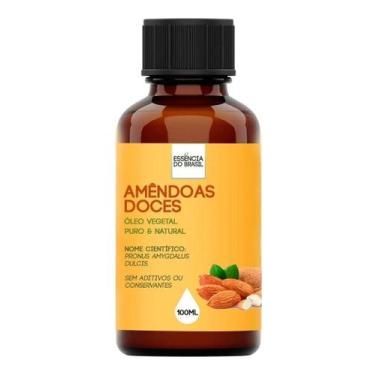 Imagem de Óleo Vegetal De Amêndoas Doces - 100Ml Puro E Natural - Essência Do Br