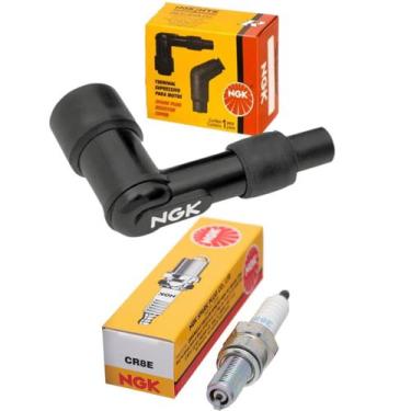 Imagem de Vela Ignição, Cachimbo Dr 400 Drz 400e Kit - NGK