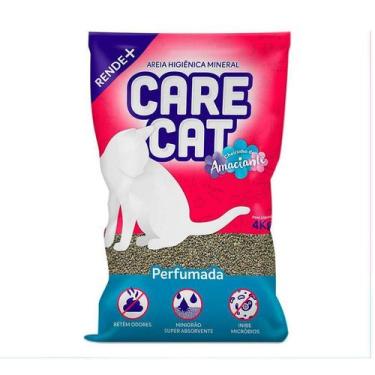 Imagem de Areia Higiênica Carecat Perfumada para Gatos 4kg