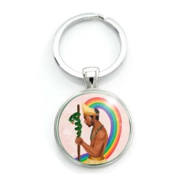 Imagem de Chaveiro Oxumarê do Candomblé ou Umbanda, vodum Dã, a Cobra Arco íris,