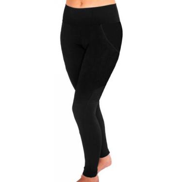 Imagem de Calça Legging feminina montaria peluciada Dicors, Preto, G