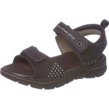 Imagem de Papete Sandália Infantil Masculino Menino 6310-004 - Redmax, Café, Men