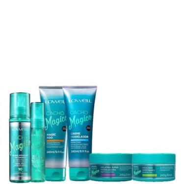 Imagem de Lowell Cacho Magico Shampoo 240ml Creme 240ml Mascara 240g Gelatina 24
