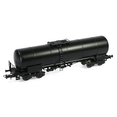 Imagem de C8768 1 unidade 1:87 escala HO vagão-tanque estilo europeu acoplador modelo trens tanque de óleo carro (preto)