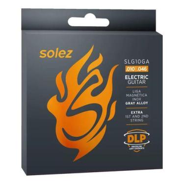 Imagem de Encordoamento Guitarra Solez 010 Dlp Grey Aloy Slg10ga