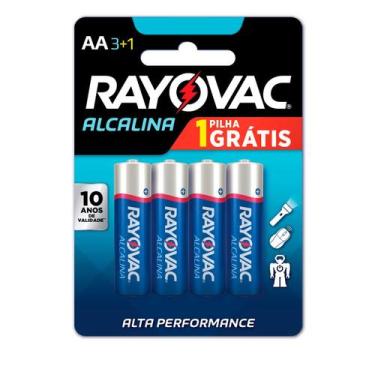 Imagem de Pilha Alcalina AA com 4 208013 - Rayovac