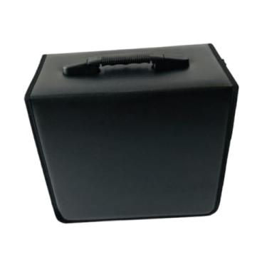 Imagem de AsrMyjcx Estojo para CD Caixa de armazenamento para CD Capacidade 520 Portátil Fácil de usar Suporte para armazenamento de DVD Organizador de armazenamento de