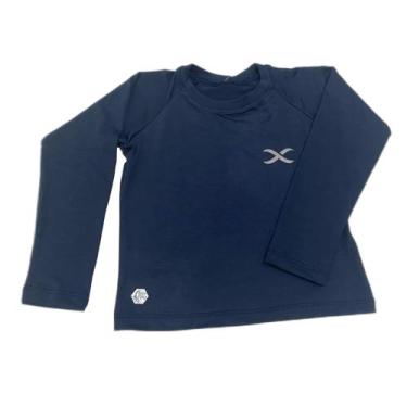 Imagem de Blusa Camisa Proteção Uv50 Solar Infantil 2 ao 16 Criança Praia Camise