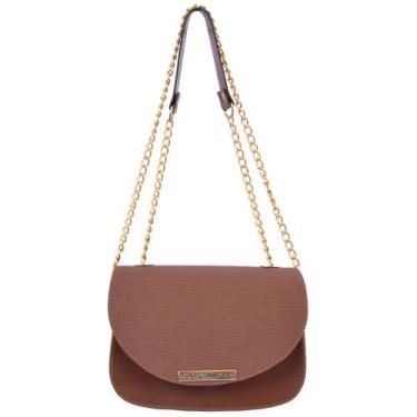 Imagem de Bolsa Feminina Flap Transversal Correntes Moderna Dia a Dia  - Manuela