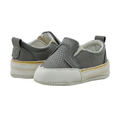 Imagem de Sapatinho de Bebê Bicho de Pé - Conga Masculina c/ Elástico - Sintétic