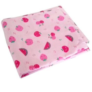 Imagem de Cueiro 80x80cm para Bebê overlock sem crochê - Cueiro Infantil - - Enx