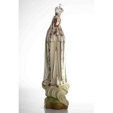 Imagem de Imagem Nossa Senhora De Fátima 60cm Com Pedras De Strass - Minha Devoç