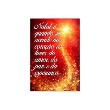 Imagem de Painel De Festa Vertical 1,50 x 2,20 -  Natal Fundo Vermelho Efeito Gl