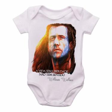 Imagem de body nenê criança roupa bebê William Wallace Coração Valente - Empório