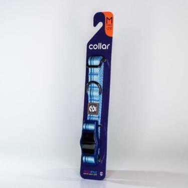 Imagem de Coleira para cachorro ZCARE Blue Line BL Média