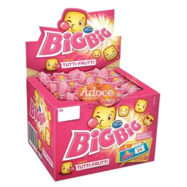Imagem de Chicle big big 350g/100un arcor, TUTTI FRUTTI
