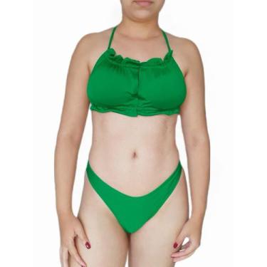 Imagem de Conjunto Biquíni concha com bojo e biquíni asa delta fio dental - De u