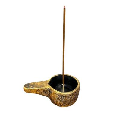 Imagem de Incensario Panelinha Sahumador em Resina - Dourado - HP Decor 