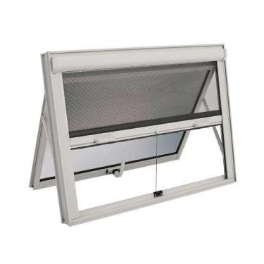 Imagem de Janela Maxim-Ar em Alumínio Tela Mosquiteira Integrada 60 x 100 x 7 cm