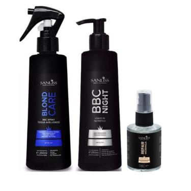 Imagem de Sanliss Blond Care BBC Spray e BBC Night e Repair Moringa
