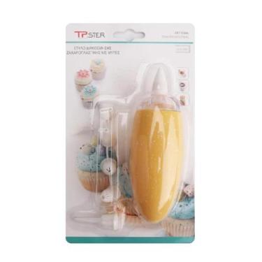 Imagem de Kit Bisnaga Saco Confeiteiro com 5 Bicos Decoração Decorador Artesanal