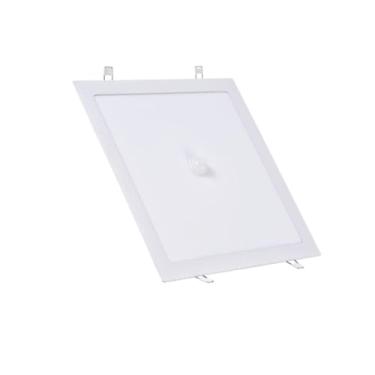 Imagem de Painel Plafon POP Sensor LED, 24W, Luz branca 6500K, Embutir, Quadrado, Branco, Bivolt, Avant