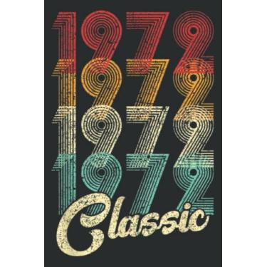 Imagem de 50 Year Old Classic 1972 Vintage 50Th Birthday Men Women: HEARTS JOURNAL: 6" x 9", 120 Pages, Lined For Memo Diary Journal, Memo Diary Subject Notebooks Planner for Travelers, Students, Office.