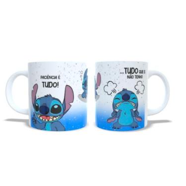 Imagem de Caneca Stitch Paciência é tudo que eu não tenho Personalizada - Show C