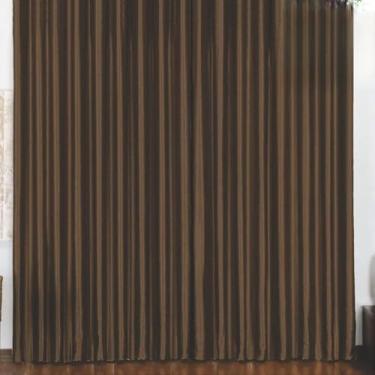 Imagem de Cortina 2 Mts Sala Quarto Escritório Blackout Original para Trilho Comum - Tabaco