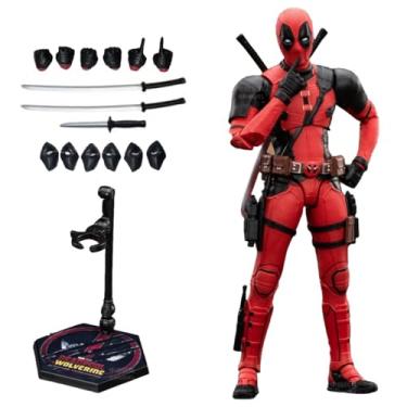 Imagem de JAMRYSE ZD Toys Wolverine Action Figure, Movie Collectible Edition, 1/10 Scale Full Set Articulated Figure, 7 Inches (Deadpool)